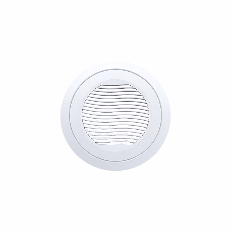Bouche VMC plastique blanc ajustable BOREA à joint sans manchette – Diamètre (mm) 125