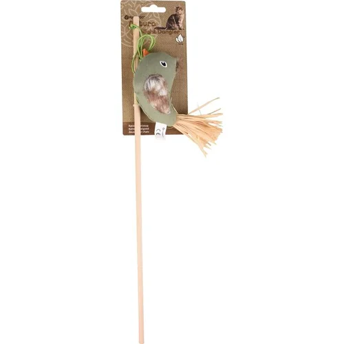 Jouet pour chat Canne à pêche avec oiseaux Flamingo Natura Delight - 45 cm