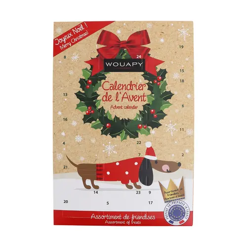 Calendrier de l’avent pour chiens Wouapy
