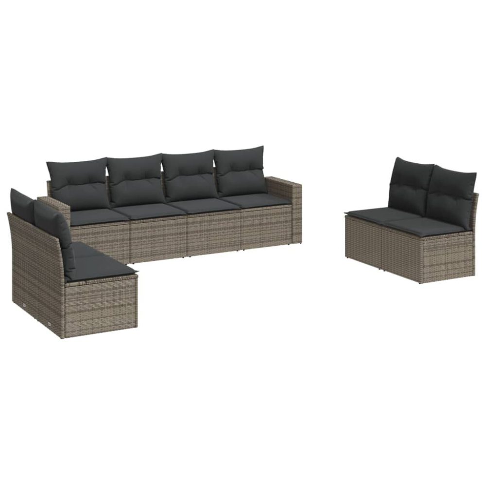 VidaXL 3251187 banc de jardin Rotin, Acier – 110 kg 655 mm