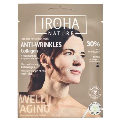 Masque visage et cou au collagène Iroha Nature
