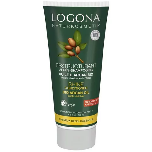 Après-shampoing brillance et réparation à l’argan en format de 200 ml