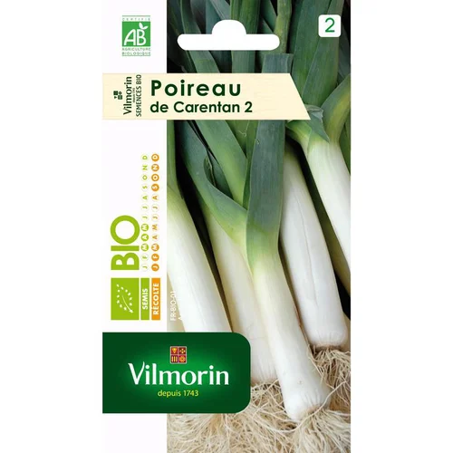 Poireau de Carentan 2 Bio Vilmorin - graines à semer