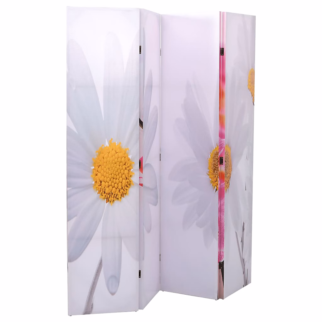 Cloison de séparation pliable 160 × 170 cm Fleur vidaXL