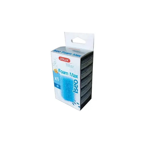 Cartouche de filtration pour aquarium Iseao Foam Max Zolux coloris bleu