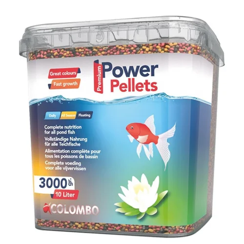 Granulés 3 mm pour bassin - COLOMBO Power Pellets - 3 kg, 10 L