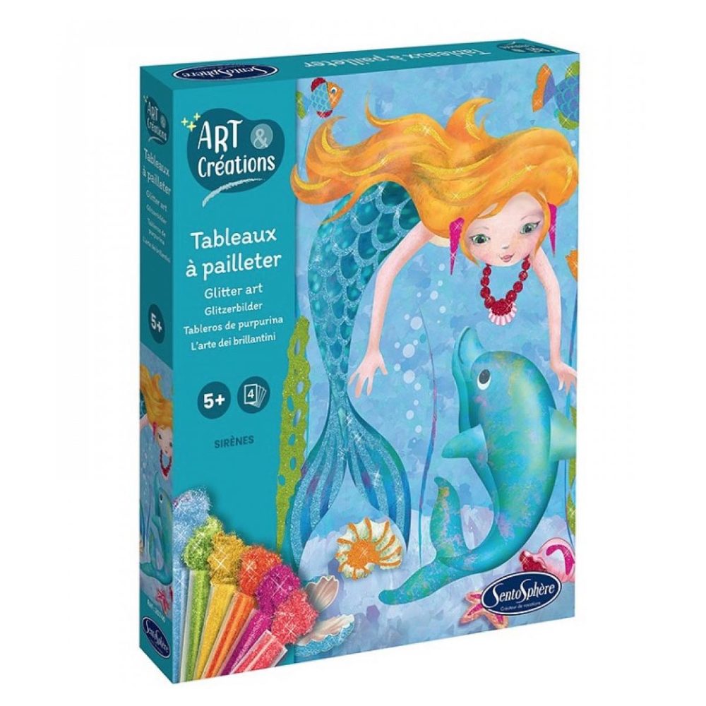 Sentosphere Tableaux a pailleter Sirenes - Art et creations