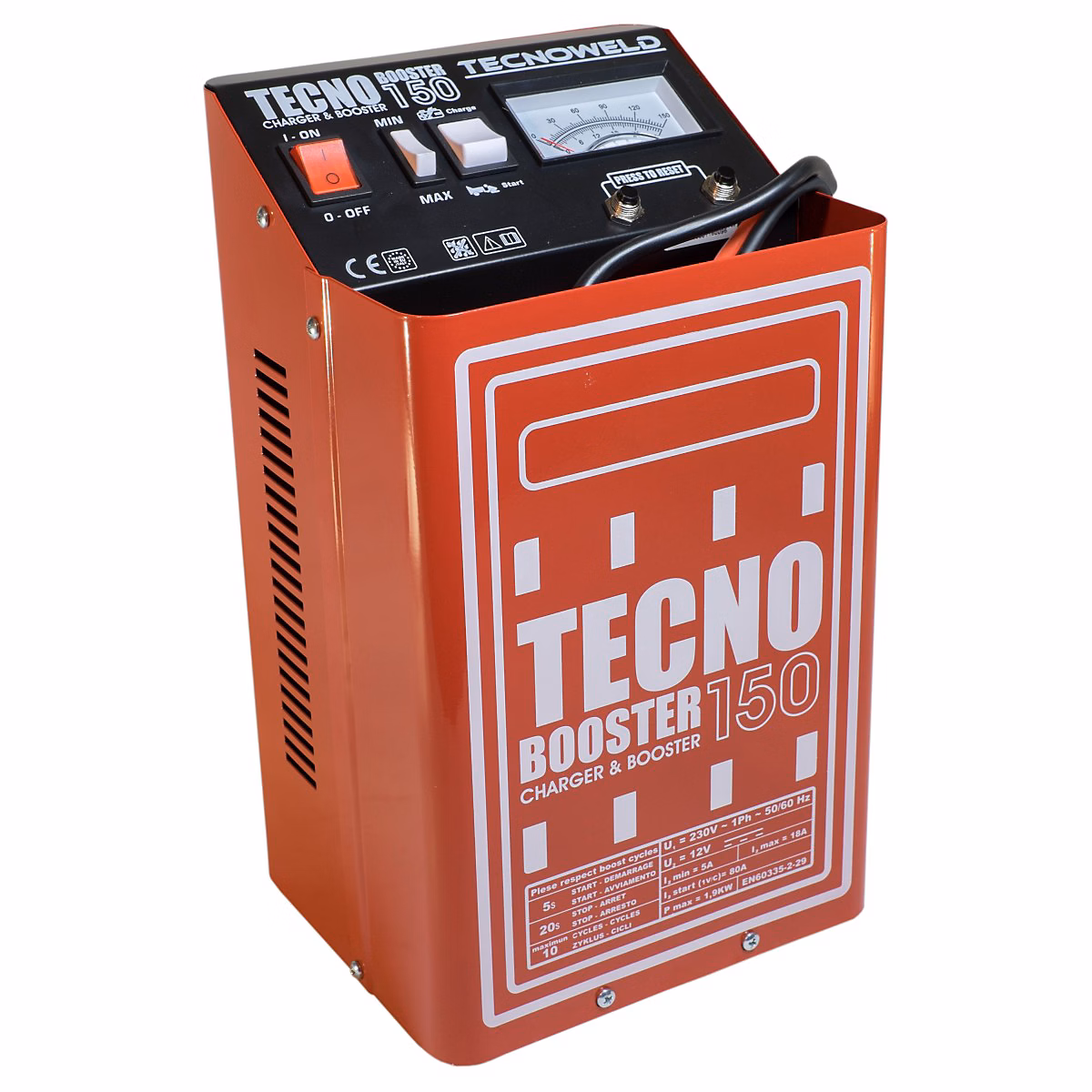 Chargeur démarreur 1900W Batterie 25/ 250A -10/270Ah Portable TECNOBOOSTER TECNOWELD – Réf. NSRTBEMHC4427439612
