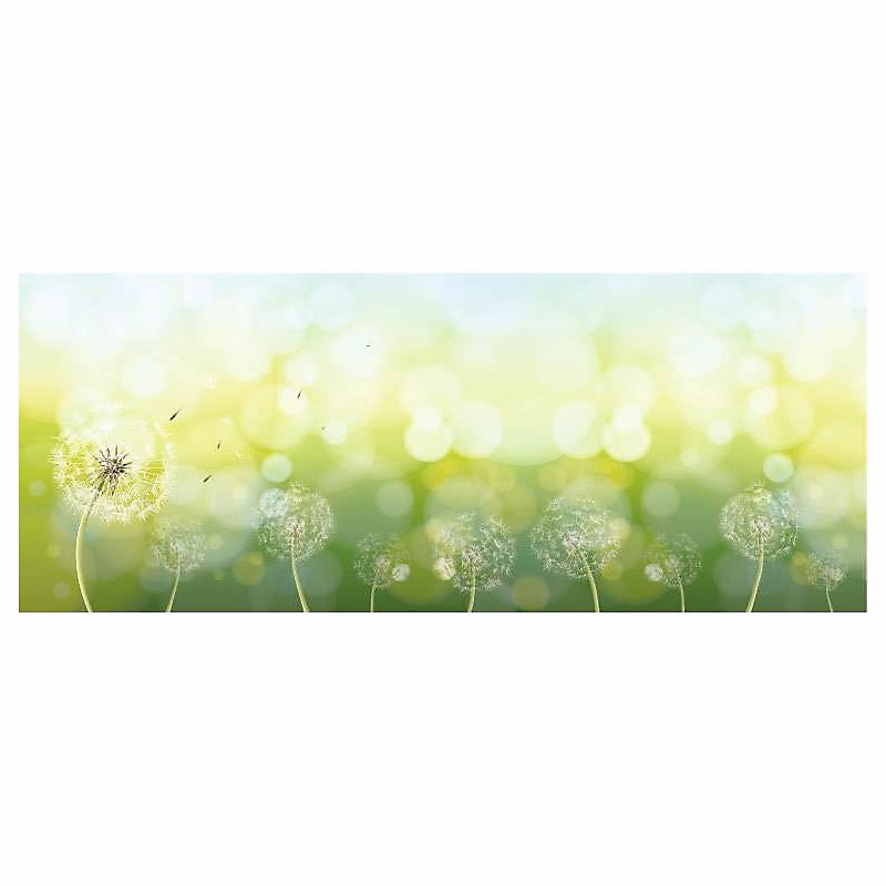 Brise vue imprimé DANDELION xxl | H.2 x L.5 m – 100% occultant – Made in France par Scenolia + kit de fixation offert