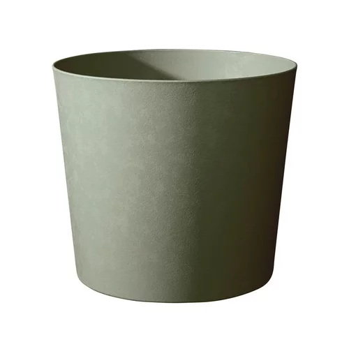 Pot en matière synthétique recyclée vert kaki Poétic Élément conique - Ø 49,3 x H 42 cm