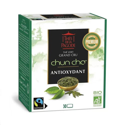 Thé Chun Cha bio Thés de la Pagode - 60 g / 30 infusettes