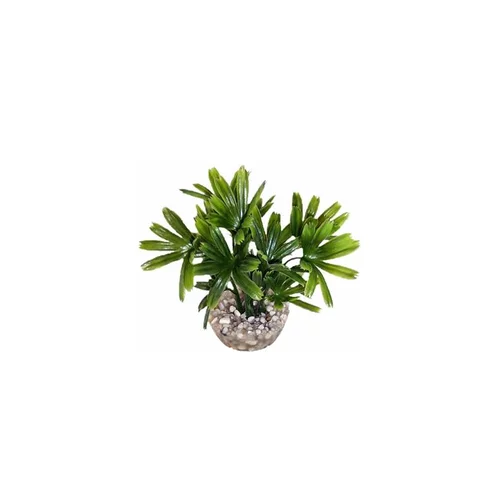 Palm coloré vert en plastique 13 cm