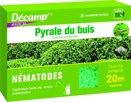 Nématodes contre pyrale du buis 25 millions
