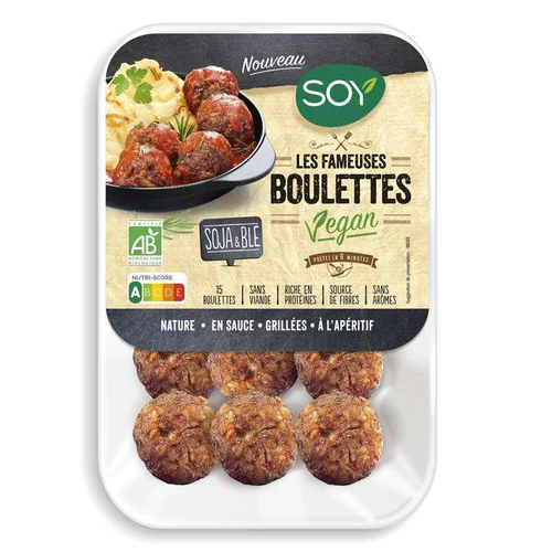 Les fameuses Boulettes vegan Soy - 250 g