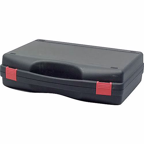 Coffret de rangement VISO TEK2011 noir en polypropylène 395 × 295 × 106 mm – 1 compartiment, possible, lot de 8