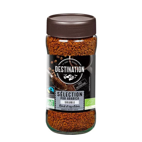 café bio instantane lyophilise arabica Destination - 100 g