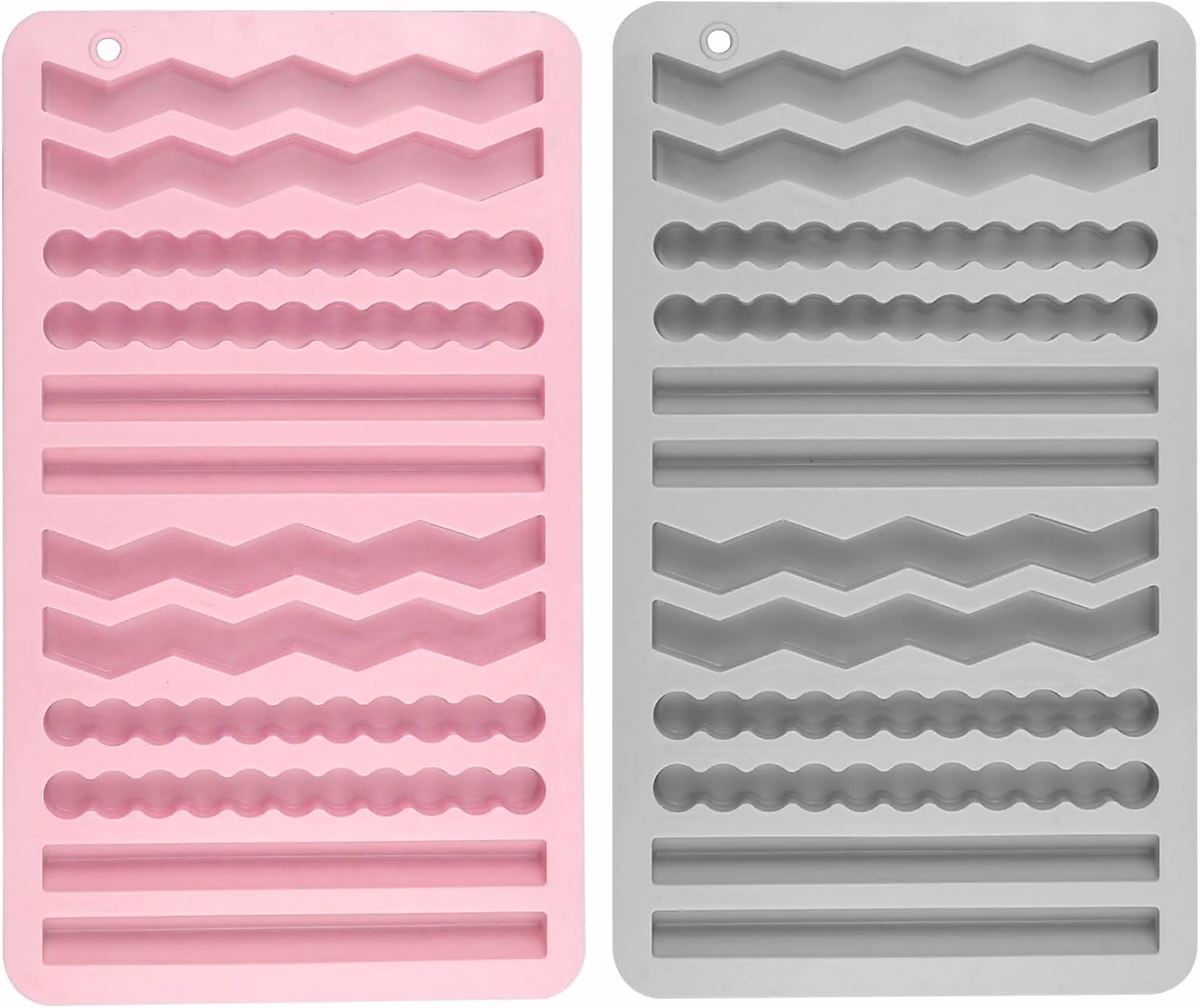 2 Pièce Moule en Silicone Patisserie Rectangle – Bâtonnets Biscuits