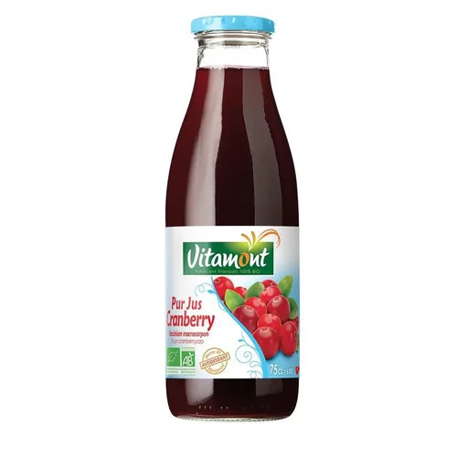 Pur Jus de Cranberry Bio bouteille 75 cl
