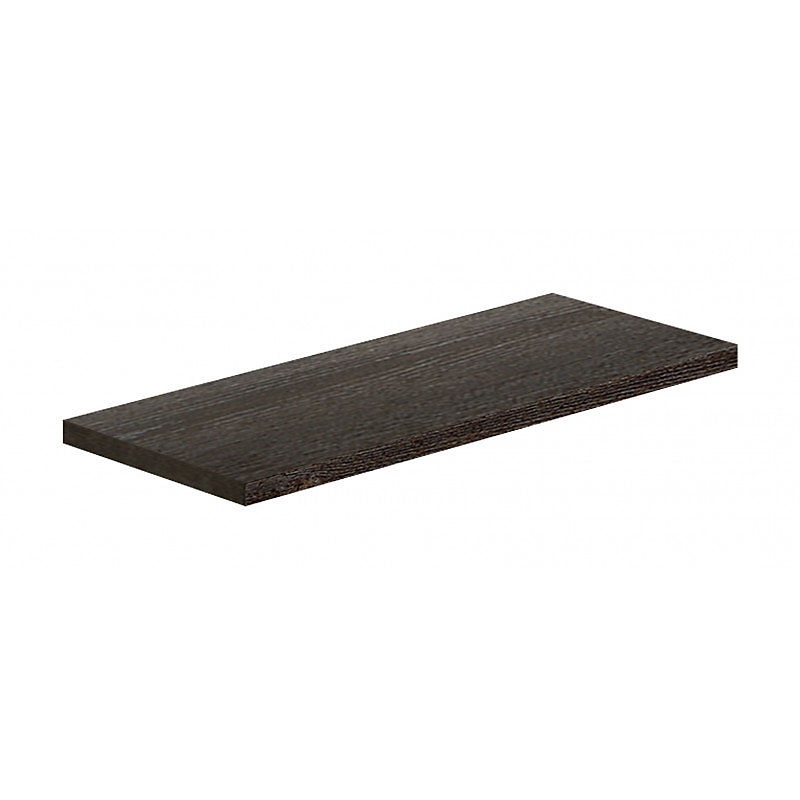 Étagère murale en bois – chêne foncé, 36 × 15,5 × 1,8 cm, Smart