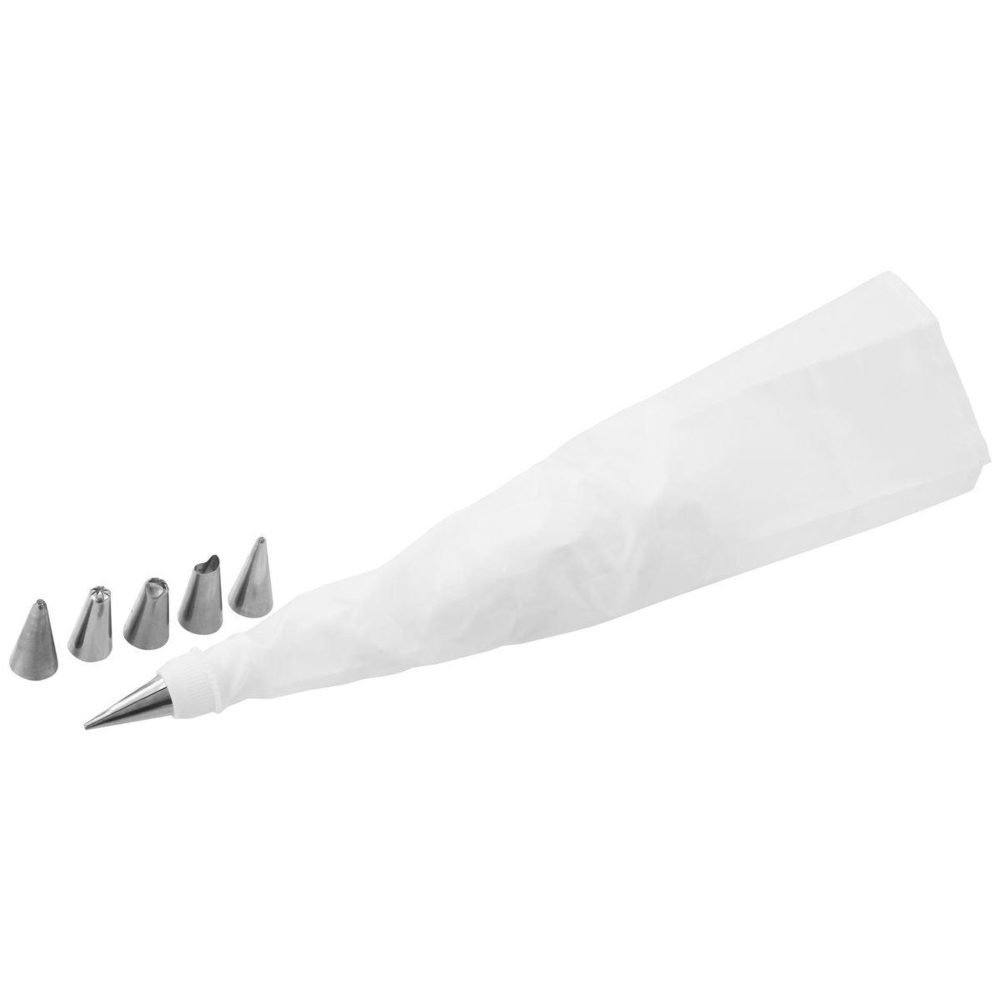 ZENKER Poche à douille et 6 embouts en inox 33 cm zenker smart pastry – Décoration de jardin