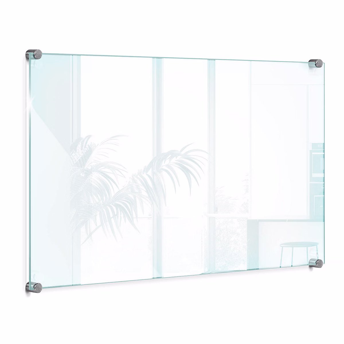 Crédence Cuisine En Verre Wallfluent 60 × 40 cm Transparent Design minimaliste