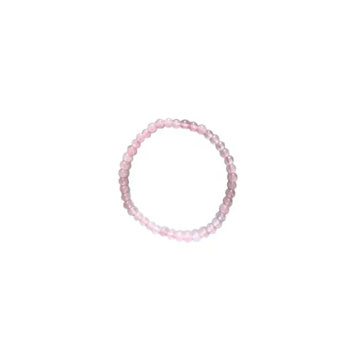 Bracelet quartz rose 4mm