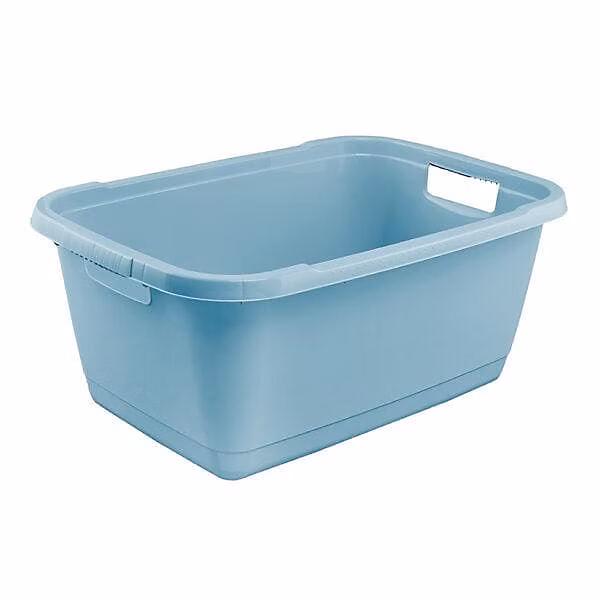 Bassine à linge élégante et pratique 52 litres – Bleu