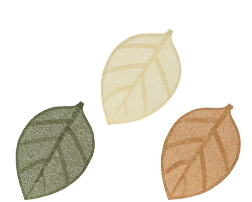 Set de table coloris marron en papier - 46,5 x 30 cm