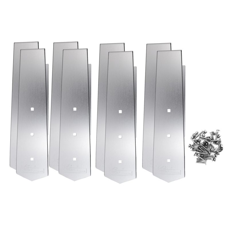 Set de finition d'angle (45deg) de margelles pour piscine rectangulaire par 4 - Ubbink