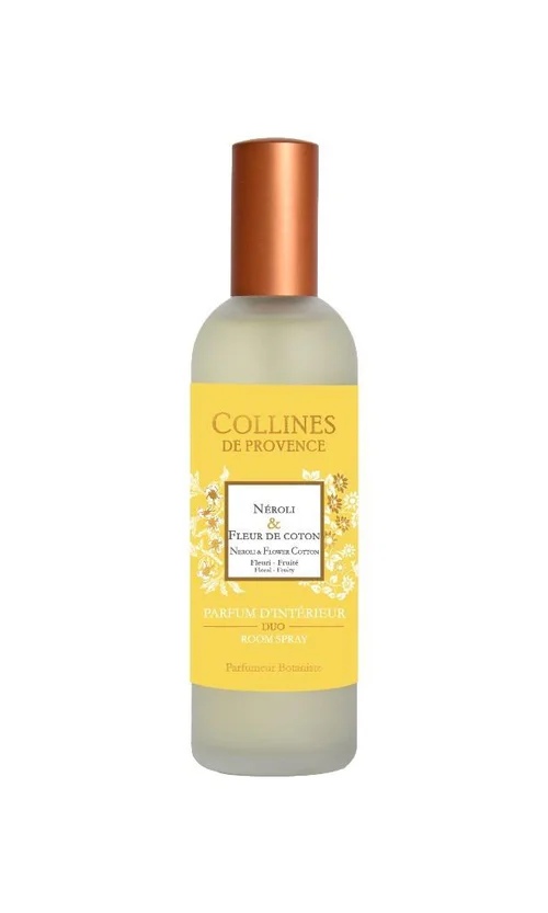 Parfum d’intérieur Collines de Provence Duo parfumé Néroli & fleur de coton - 100 ml