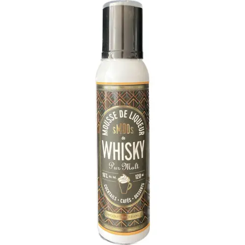 Mousse de liqueur de whisky pure malt Smoos - 120 ml