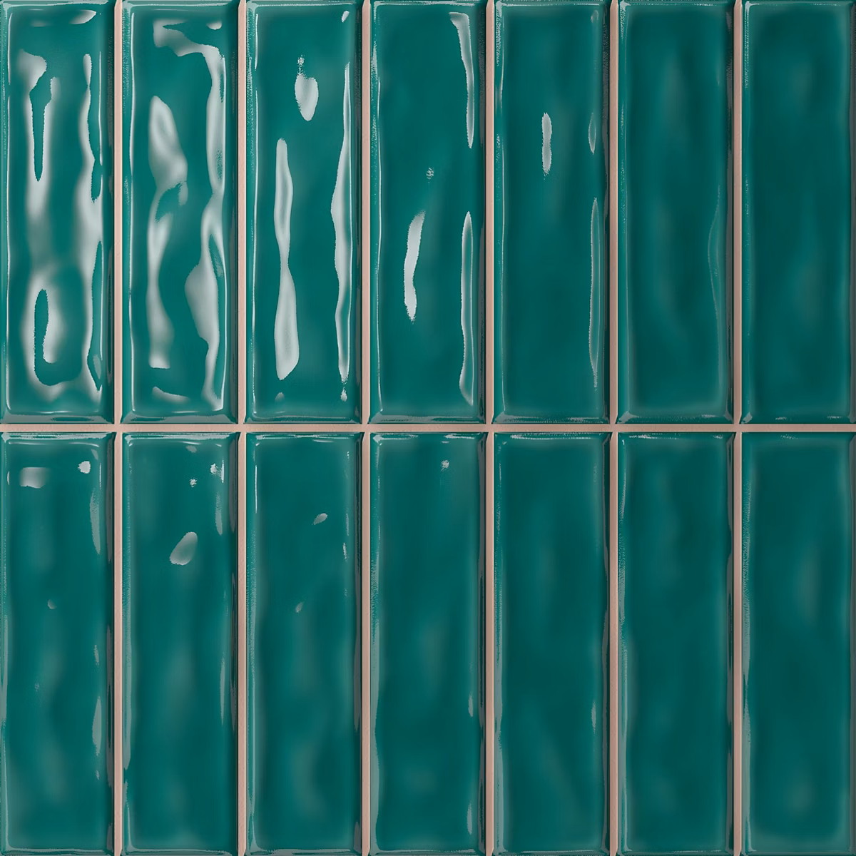 Carreau Pré – découpé Effet Mosaïque. Série Stick Émeraude 20 × 20 cm
