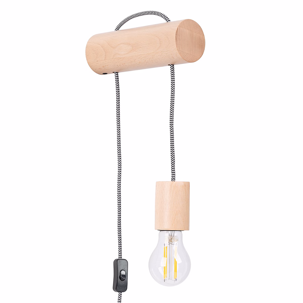 Applique en bois 1 lampes 6 × 19 × 55cm Sollux