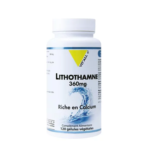 Lithothamne 360 mg vit’all + en format de 120 gélules