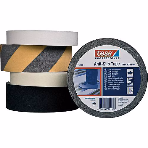 Bande antidérapante tesa Professional 60952 transparent 15 m x 25 mm – adhésif extra fort