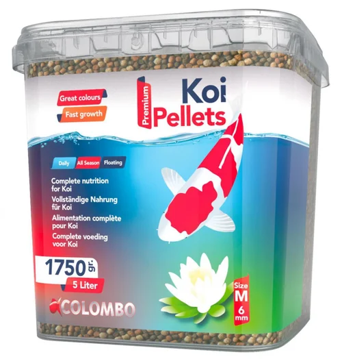 Granulés pour kois 6 mm, 1,75 kg, 5L - COLOMBO - Kois Pellets Medium