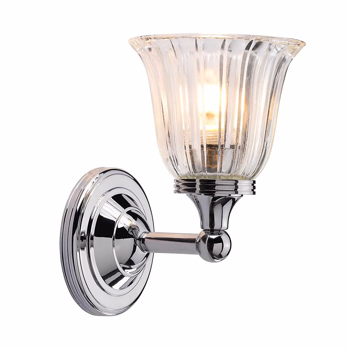 Applique murale Austen 1 lumière – Chrome poli
