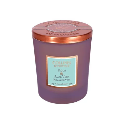 Bougie parfumée en cire végétale senteur Aloé vera Collines de Provence - 180 g
