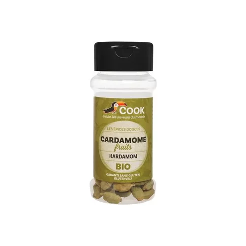 Cardamome en fruits bio en pot de 25 g