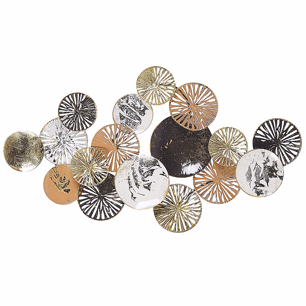 Objet décoratif – Décoration murale OSMIUM 50 cm Métal Argenté