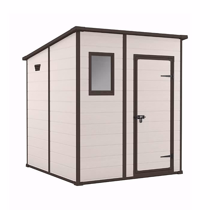 Abri de jardin – Keter | Manor Pent 6x6 | Résine renforcée | Avec fenêtre | Montage simple