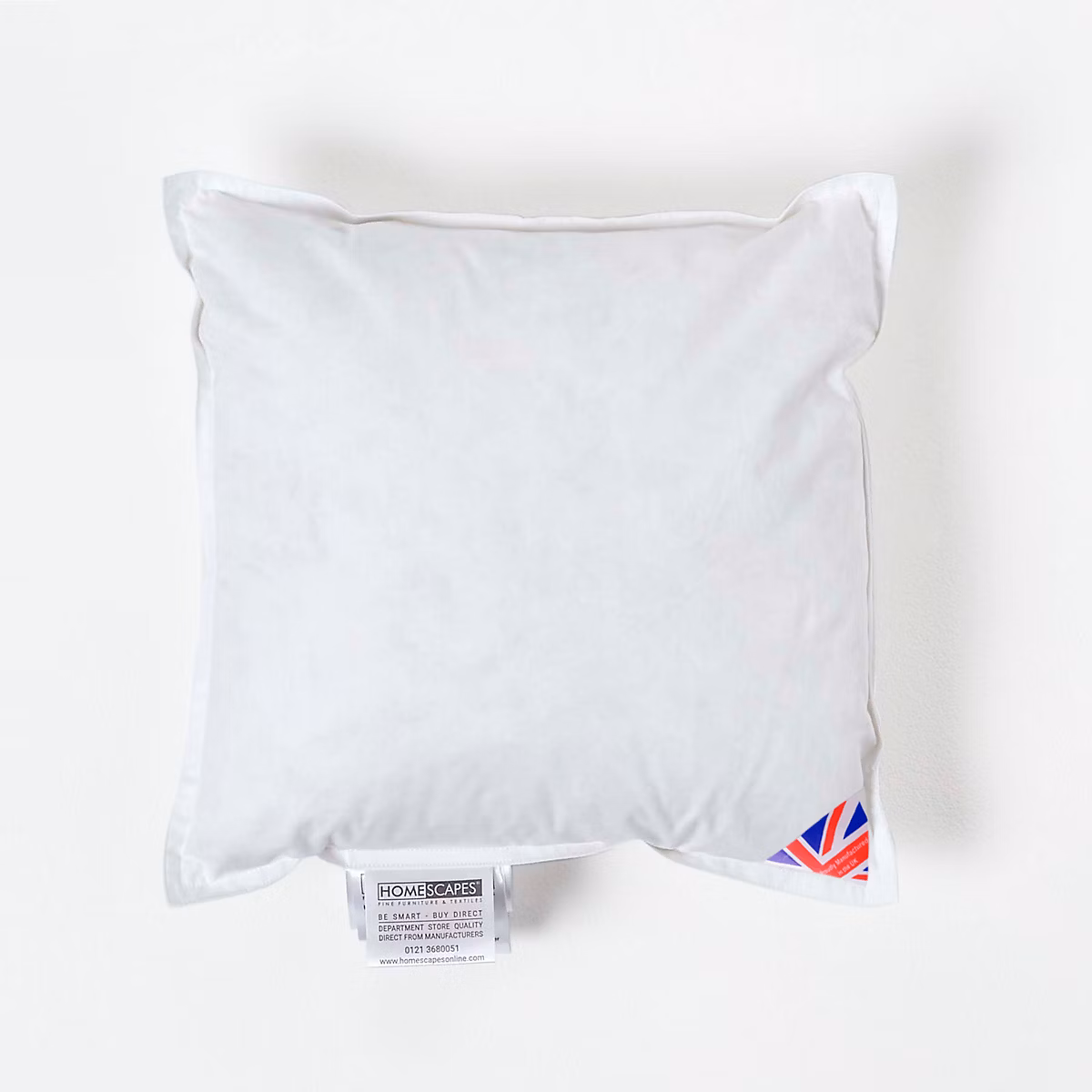 Coussin de garnissage en plumes de canard | 30 × 30 cm – HOMESCAPES