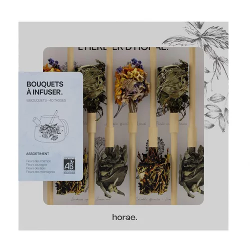 Bouquets à infuser bio Horae coffret assortiment - x 8