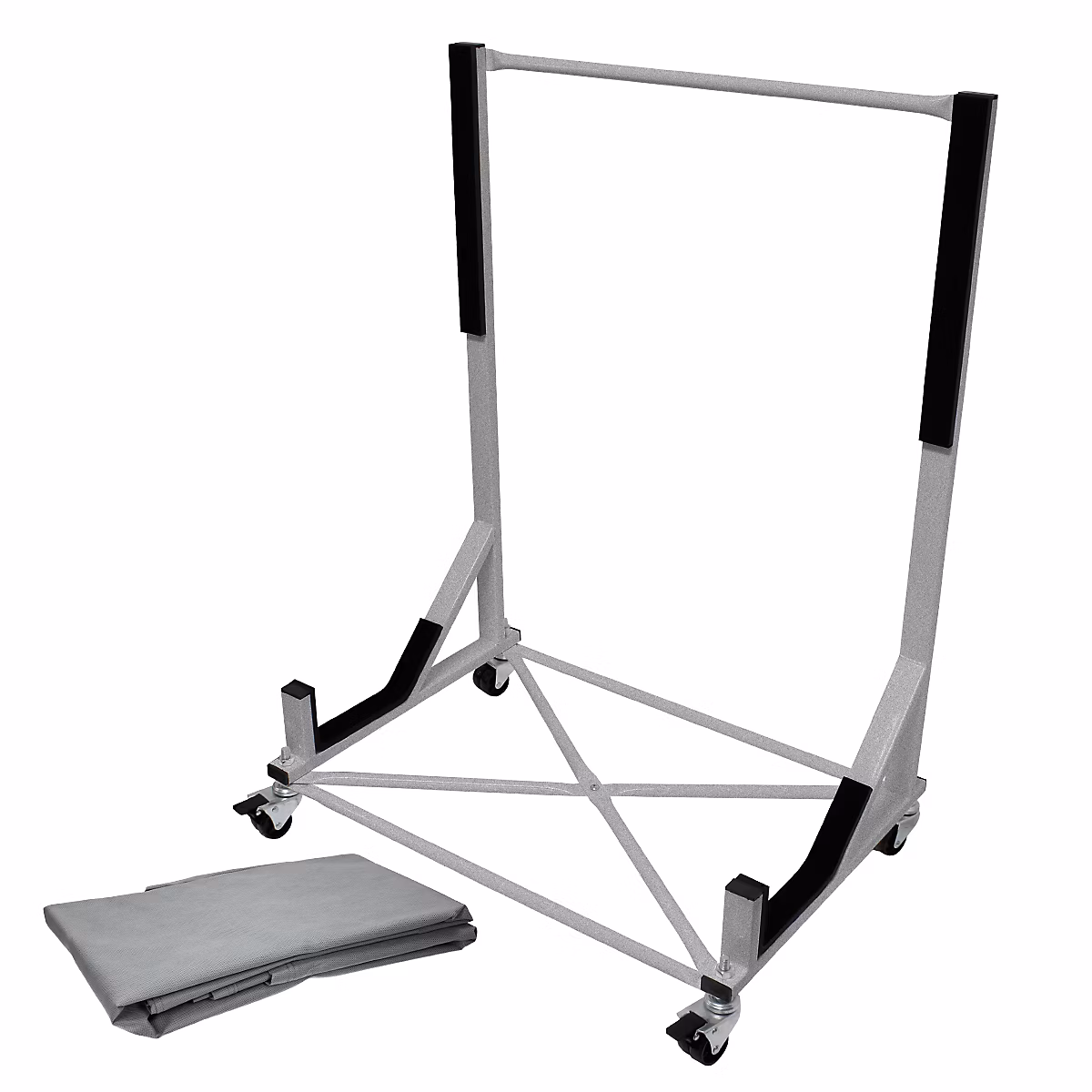 Chariot hardtop stand rigide support argent + housse XXL Mercedes Honda – Réf. WKHPQYRAK9530975573