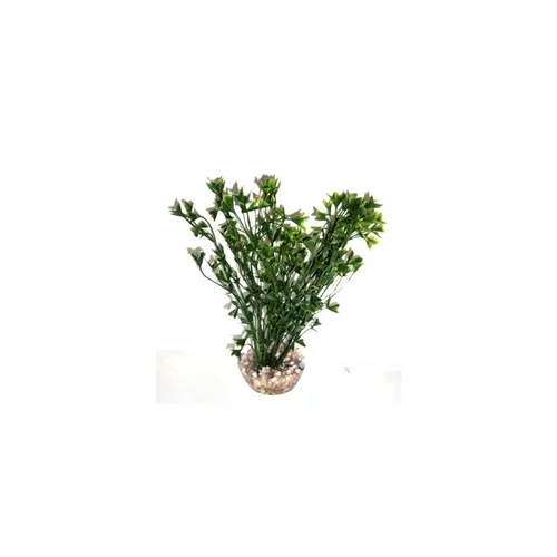 Algue colorée verte en plastique 15 cm