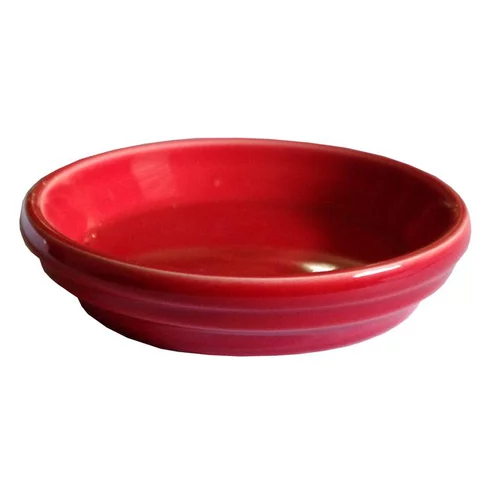 Soucoupe pot horticole rouge Ø 17 x H3 cm