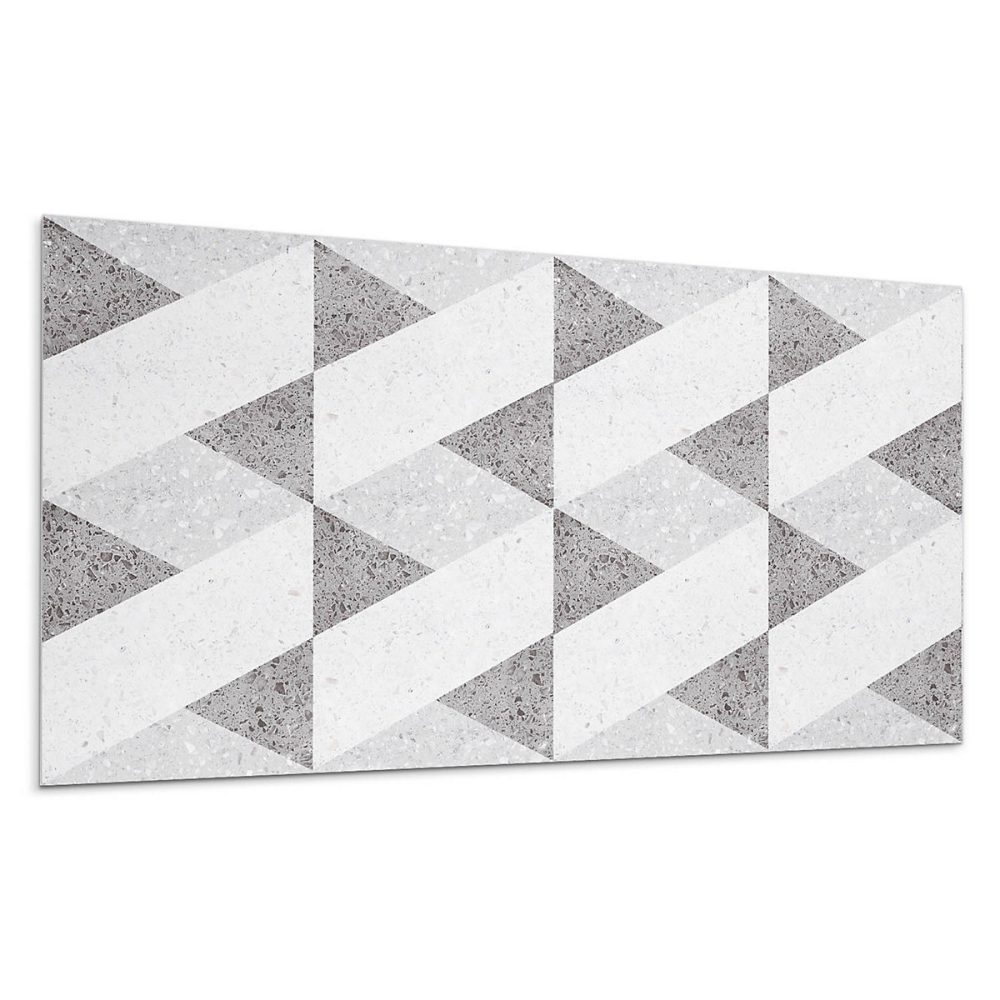 Carreaux PVC Wallfluent 40 × 20 cm Motif Mosaïque Composé De Carrés 10 pièces