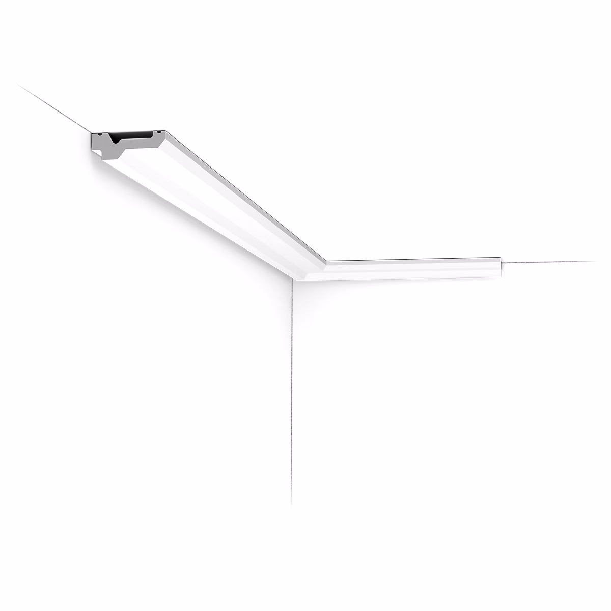 C360 Corniche plafond polyuréthane Orac Decor Luxxus | 2 × 6 × 200cm (h x p x L) – moulure décorative A l'unité