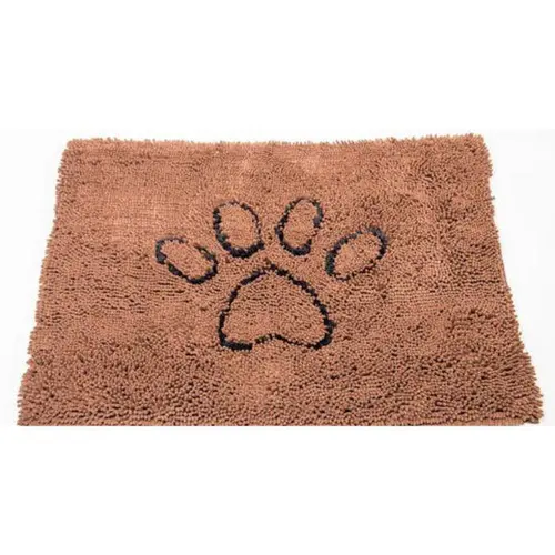 Tapis marron à motif pattes M - 79 x 51 cm