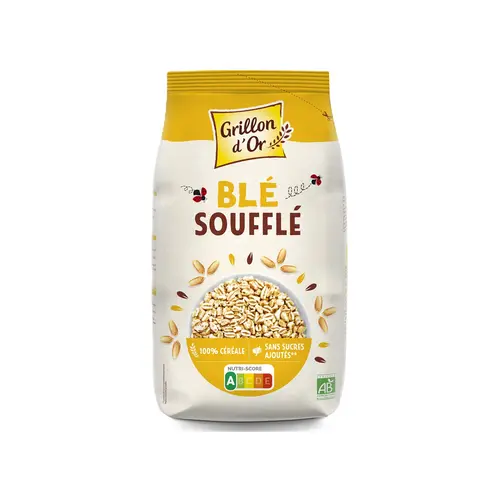 Blé soufflé bio Grillon d'Or - 200 g